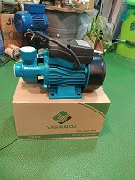 پمپ نیم اسب یاکاموز اصلی پروانه برنج سیم پیچ مس شفت استیل مدل QB60