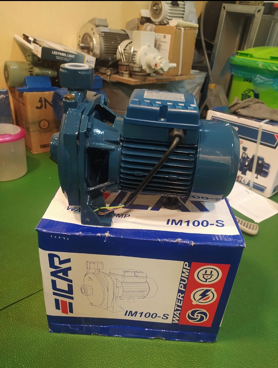 پمپ یک اسب بشقابی ایکار پروانه استیل مدلIM100-s