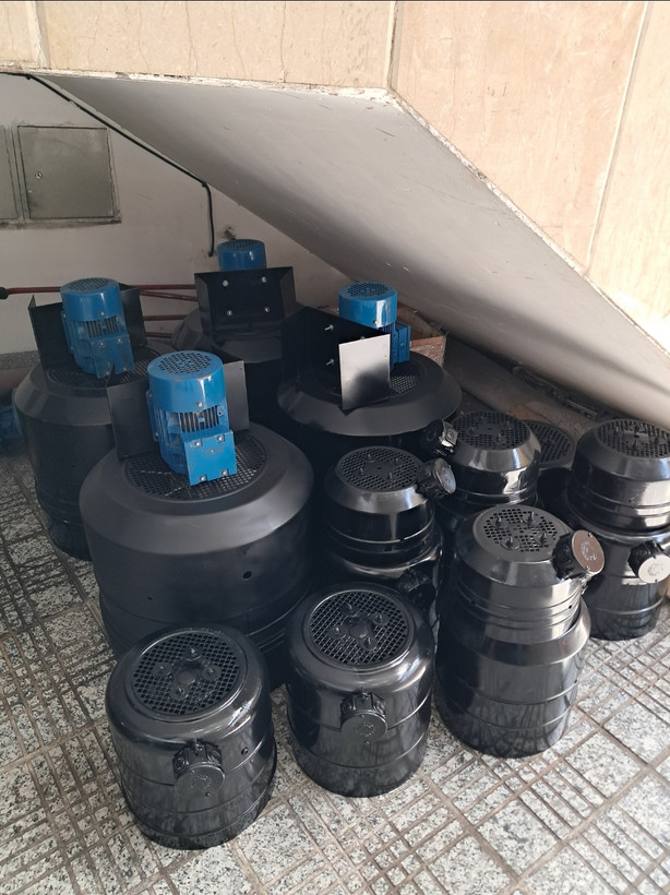 فن خنک کننده الکتروموتور سه فاز مدل exfan_extnl3530