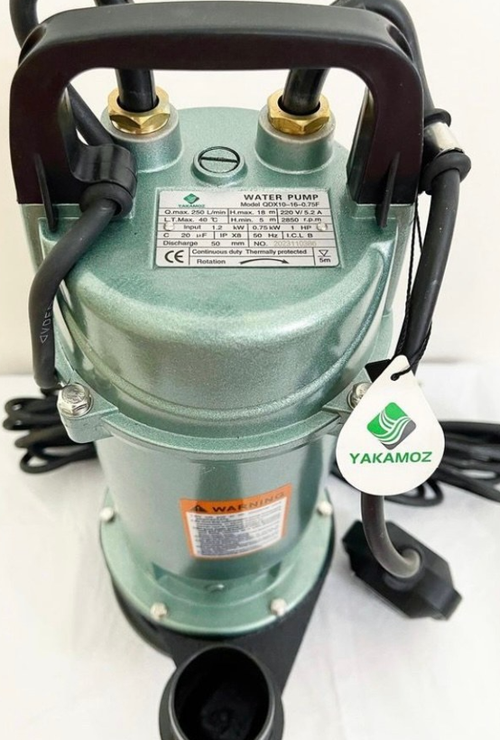 کفکش یاکاموز ۱۶ متری ۲ اینچ فلوتردار مدل QDX10-16-0/75F (عمده)